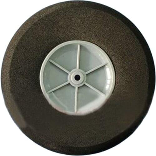 4PCS 4Inch/4.5Inch/5Inch/5.5Inch Wheels Landing Gear Sponge Skin Grey Hub Tire Tyre for DIY RC Fixed-Wing Aircraft Spare Parts