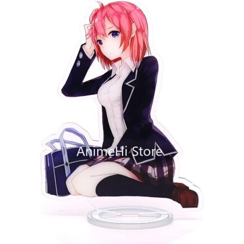 Yukino Yuigahama Yui Cosplay Anime Toys My Youth Romantic Comedy Is Wrong As I Expected Acrylic Figures Stand Model Doll