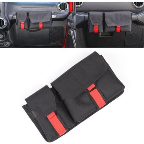 Auto Storage Holder Bag For Jeep Wrangler JK JL TJ 1997-2016 2017 2018 2019 2020 Stowing Tidying Co-pilot Handle Storage Bag