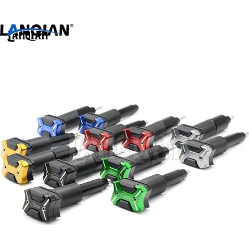 CNC Aluminum Alloy Motorcycle Falling Protectors Moto Frame Crash Pads Engine Case Sliders Protector For BMW F800R 2015 - 2016