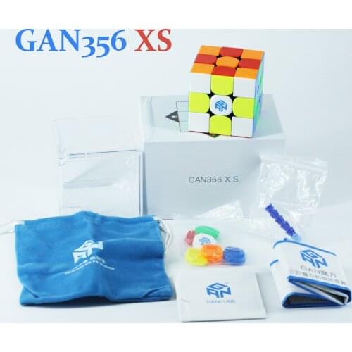 GAN356 XS 3x3x3 Magnetic Magic Cube gans 3x3x3 cube GAN 356XS Magnetic 3x3 Puzzle cubo magico GAN 356 XS 3x3 Speed Magnetic cube