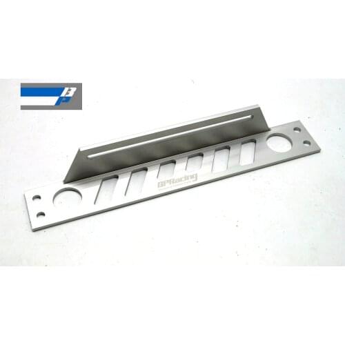 New Universal Silver Engine Oil Cooler Mounting Bracket Kit 5mm Thickness Alloy