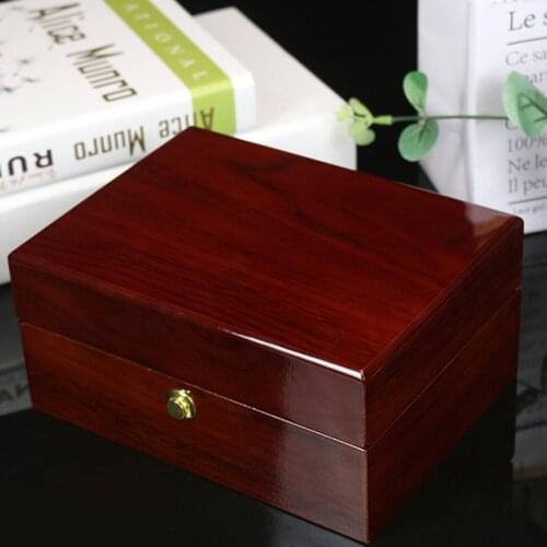 Single Slot Watch Box for Men Father - Luxury Wooden Watch Display Case, Jewelry Storage, Large Business Watch Holder