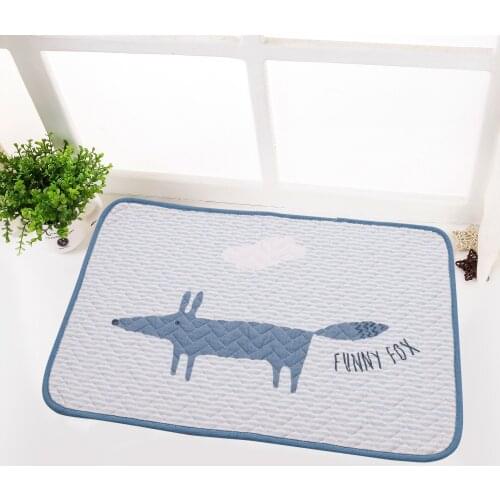 Plus Cotton Rugs Rectangle Entrance Bathroom Non-slip Carpet Water-absorption Simple Household Mats Hot Sale Quality Mat