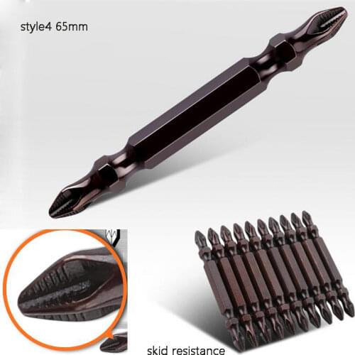 10 Pieces Electric Screwdriver Head Cross Bit Electricity Power Tools Parts Strong Magnetic Bit Electric Drill Bit Set