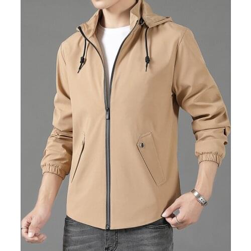 Jacket Men 2021 New Fashion Mens Jacket Autumn Mens New Coat Young Mens Stand Collar Casual Jacket Streetwear