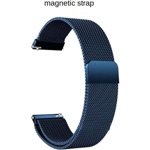 Magnetic Loop Strap for Watch Stainless Steel Metal Belt Bracelet Black Rose Gold Silver Magnetic Clasp Bracelet dropshipping