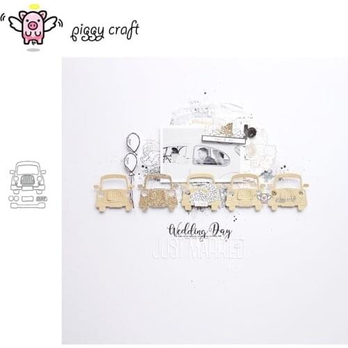 Piggy Craft metal cutting dies cut die mold Car decoration Scrapbook paper craft knife mould blade punch stencils dies