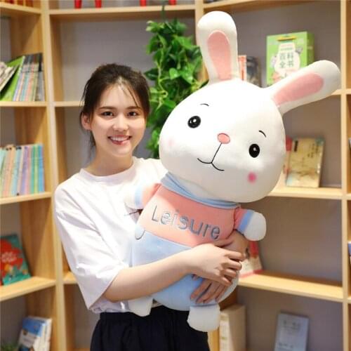 30-80cm Cute Rabbit Plush Toy Stuffed Soft Rabbit Doll Baby Kids Toys Animal Toy Birthday Christmas Valentine Gift for Lover
