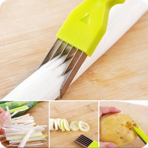 Multifunctional Peeler Shredded Onion Slicer 2 Pieces/Lot Onion Chopper Knife