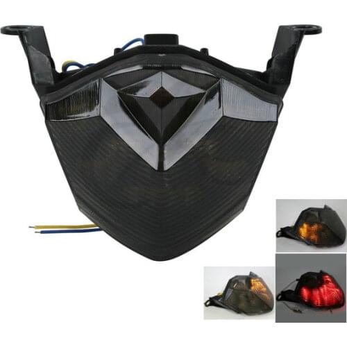 Motorcycle LED Brake Tail Light Turn Signal For Kawasaki Z750/Z1000 ZX-6R ZX6R 2009-2012 ZX-10R 2008-2010 Motorbike TailLight