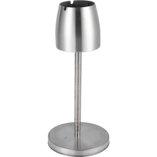 Stainless Steel Telescopic Ashtray Floor Standing Ash Tray Ashtray Portable Metal Large Windproof Ashtray Smoking Accessories