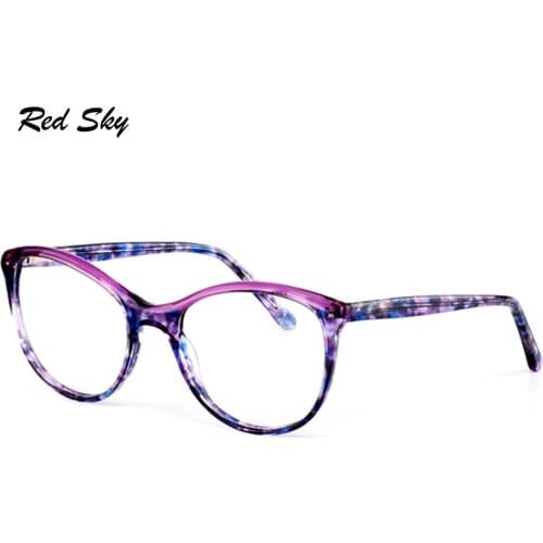 Cat Eye Optical Glasses Frame Women Prescription Myopia Presbyopia Spectacles 2020 New Fashion Acetate Frame Eyewear