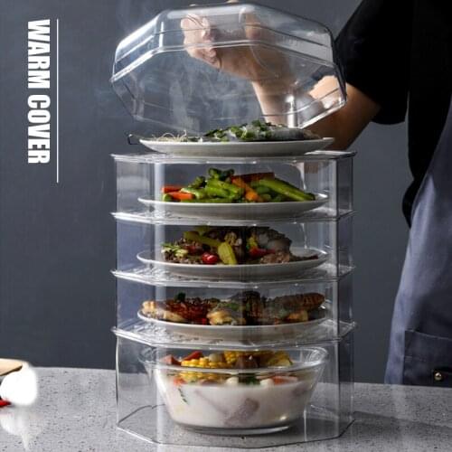 Cover for Meals and Vegetables Dust-proof Insulating Blanket for Heating Table Rice and Vegetables Leftover Blanket _WK
