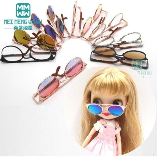 1/6 28-30cm Blyth Azone doll accessories fashion color gradient sunglasses