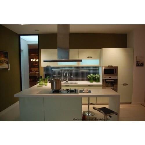 High gloss/lacquer kitchen cabinet mordern(LH-LA060)