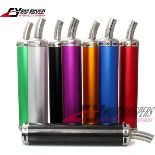 360X60mm 50-250CC Two stroke Scooter Dirt motorcycle Universal Modified exhaust pipe For NSR250 TZR125 TZM150 RVG250 TSR200