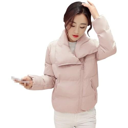 ZB5041 2021 autumn winter new womens bread clothes coat show thin fashion cotton-padded jacket cheap wholesale