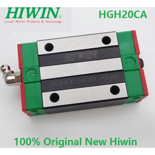 2pcs 100% original Hiwin narrow block HGH20CA for HGR20 linear guide way
