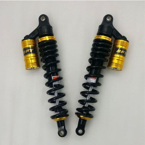 10mm spring 400mm/420mm/440mm motorcycle Rear Shock Absorber for YAMAHA HONDA SUZUKI KAWASAKI TRAIL DIRT BIKE ATV Black+gold