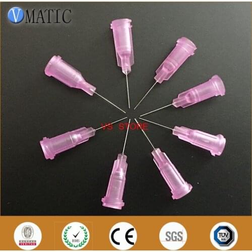 Free Shipping Non-Sterilized 100Pcs 30G Lavender 0.5" Liquid Dispensing Needle 1/2 Inch