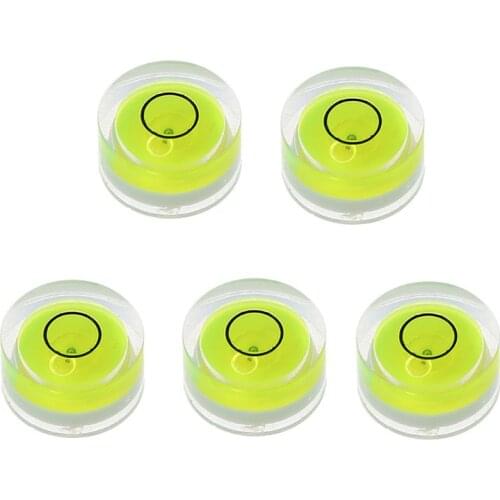 2021 New 5pcs Round Bubble Level Mini Level Bullseye Level Measurement Instrument