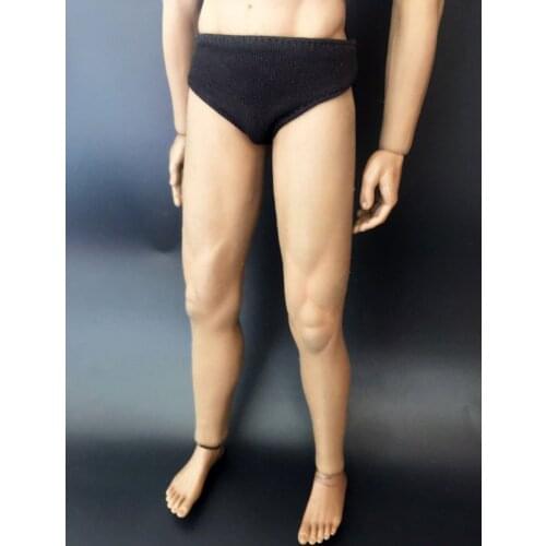 1:6 male body cloting Colors 1/6 Scale Male Soldier Underwear Briefs Clothes Fit for 12" M35 M34 Seamless muscle Man body