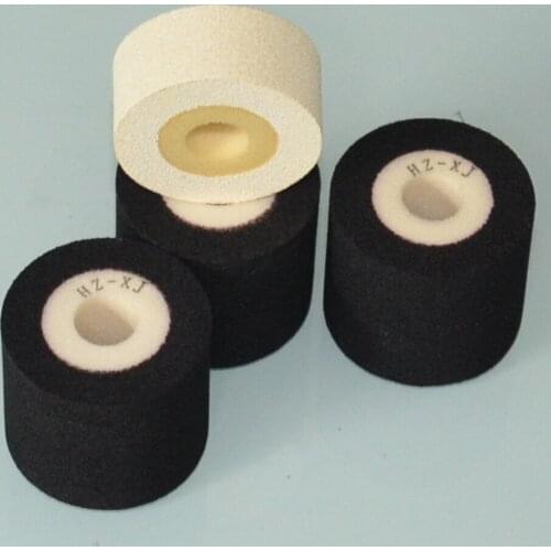 Black Diameter 36mm Height 40mm code marking machine solid ink roll for continuous band sealer