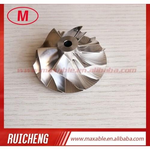 GT25 6+6 blades 46.52/60.13mm 445436-0001 milling/aluminum 2618/billet compressor wheel for 465949-0001/465997-0001