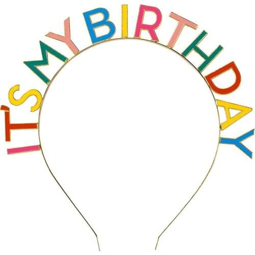 Birthday Crowns for Women Birthday Girl Tiaras Headbands Sweet Girls Princess Hair Band Rhinestone Hair Hoop Tiara