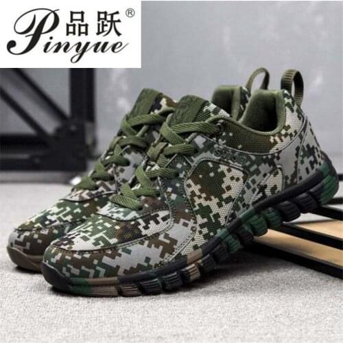 New Summer Trainers Sneakers Lace Up Camouflage Training ultrafine camouflage mesh breathable military training shoes