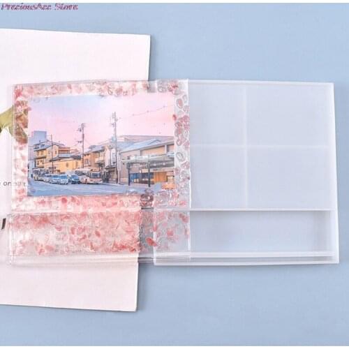 Square Photo Frame Silicone Mould DIY Crafts Decorative Crystal Epoxy Resin Mold