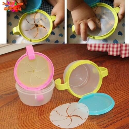 Baby Spill-Proof Bowl Dish Infant Snack Bowls Food Container Feeding Assist Food