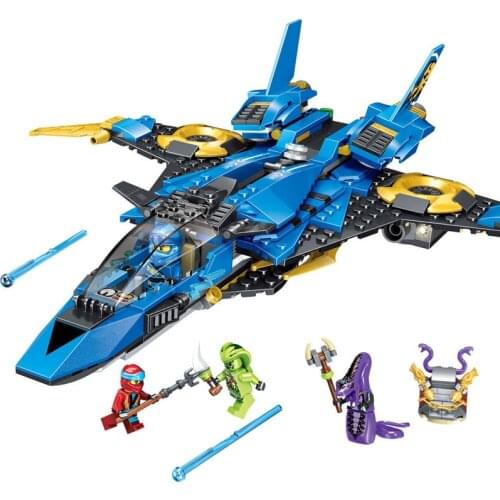 Fighter Model Building Blocks Warplane Shaped Toy Set For Children 3D Small Building Blocks Sets Creative Plastic Toys