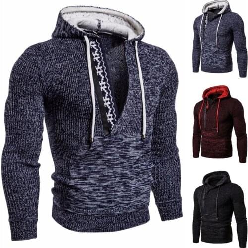 Man Sweatshirts Christmas Streetwear Full Sleeve Sweatshirt Sports Thick Warm Men Hoodies Pullover Casual Slim Fit Fleece