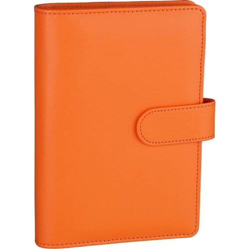 A6 PU Leather Notebook Binder, 6 Ring Binders, Suitable for A6 Filling Paper, Loose Leaf Personal Planning Binder Cover