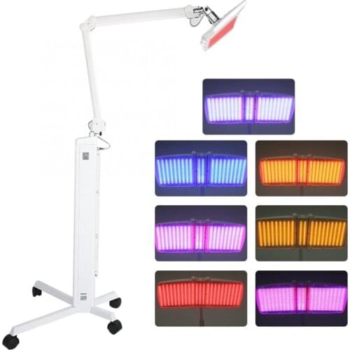 Professional stand Photon PDT Led 7 Lights therapy machine Skin Rejuvenation Light Therapy Acne Treatment 7 colours
