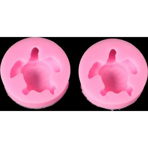 Sea Turtle Shape Silicone Mold Cake Fondant Paste DIY Tortoise Silicone Decorating Mould Chocolate Gum Paste Soap Molds