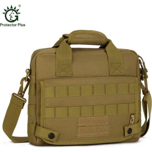Protector Plus Men Nylon Military Travel Cross Body Messenger Bags Sport Man Shoulder Bags Handbag Waterproof iPad Bag