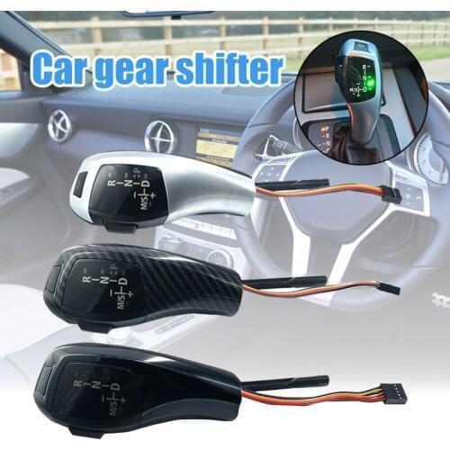 LED Illuminated Shifts Knob Gear Selector Accessories for 1 3 Series E81 E82 E90 E91 Car Styling