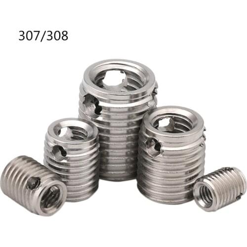 10PCS Stainless Steel Self-Tapping Screw Sleeve Three-Hole Type Dental Thread Bushing Braces Screw Sheath