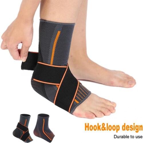 1PC Ankle Support Brace Compression Breathable Foot Elastic Guard Strap Band Ankle Brace Supports for Outdoor Sports Foot