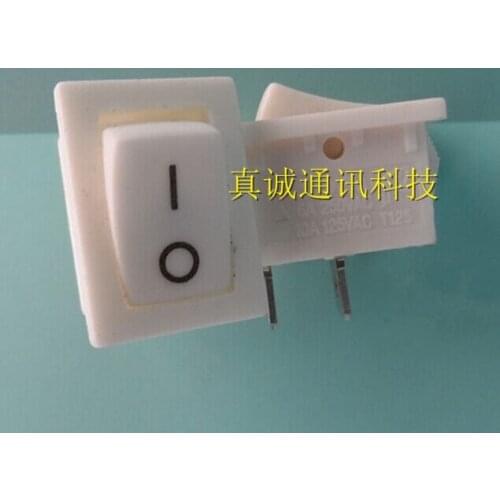 40pcs rocker switch Power switch KCD1-101 Rocker Switch 2 feet 21 * 15MM KCD117 white