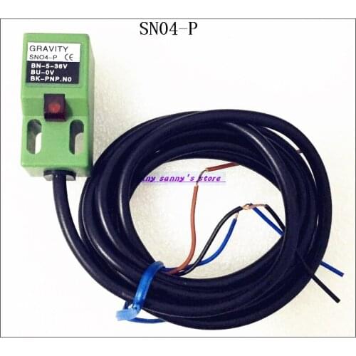 5-10 pcs/Lot SN04-P 4mm Approach Sensor 5-36VDC PNP NO 3 Wires Inductive Proximity Switch Brand New