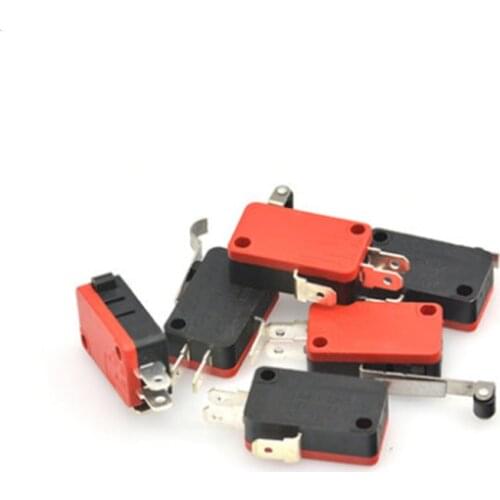 Free Shipping 100pcs V-155-1C25 Momentary Limit Micro Switch SPDT Snap Action Switch