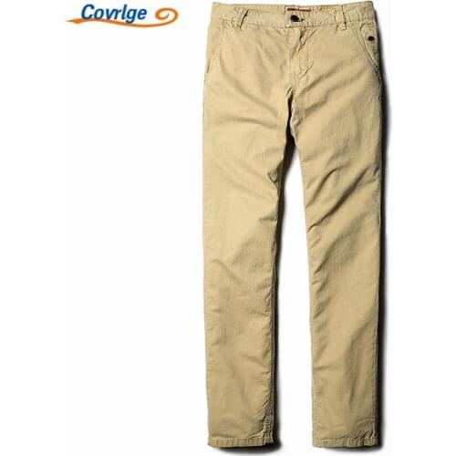 Covrlge Pants Men Militar Mens Sweatpants 100% Cotton Brand-Clothing Khaki Overalls for Men Male Cargo Trousers Pants MKX011