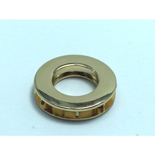 Dia. 27mm outside (dia.15mm inside) Alloying Grommet Eyelet light gold Grommet Eyelet round Grommet Eyelet