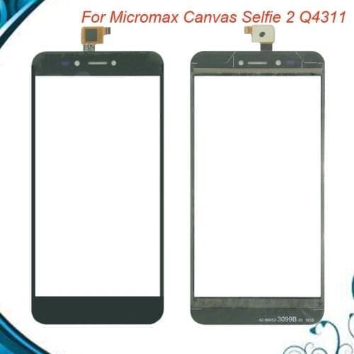 For Micromax Canvas Selfie 2 Q4311 High Quality Black Sensor Touch Screen Digitizer Perfect Parts For Micromax Q4311