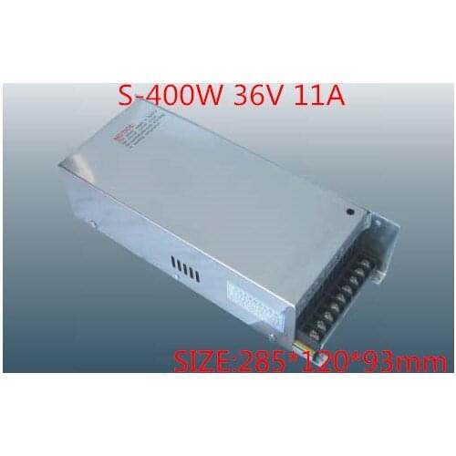 400W 36V 11A Single Output Switching power supply for LED Strip light AC-DC S-400-36