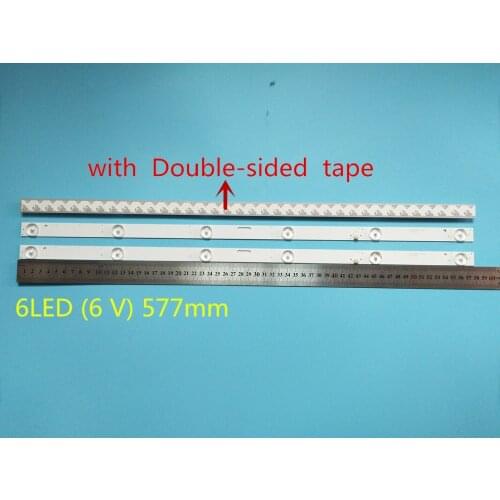 Novo 15 pgs/lote 6led (6 v) 577 militers leva conduzido LE-8822A fundo luz sjhld3200601 SJ.HL.D3200601-2835BS-F 1.14fd320005